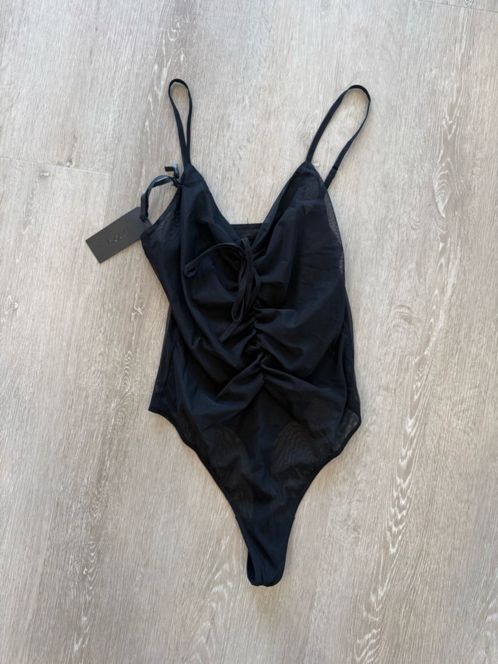 NWT h:ours Mesh Bodysuit